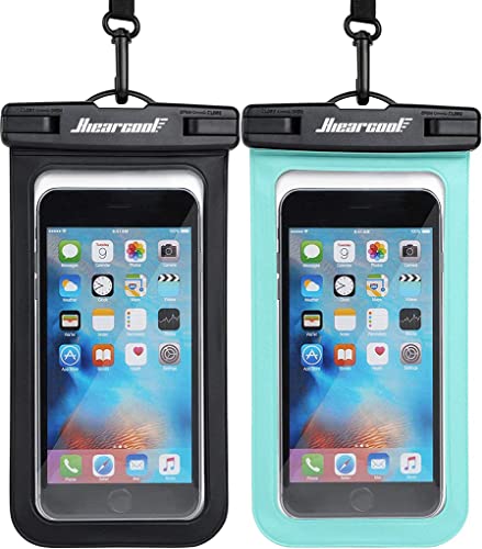 Waterproof Phone Pouch, Waterproof Phone Case for iPhone 15 14 13 12 Pro Max XS Samsung, IPX8 Cellphone Dry Bag Beach Essentials 2Pack-8.3"